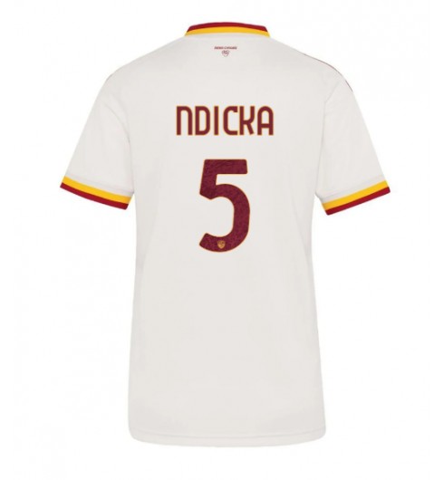 AS Roma Evan Ndicka #5 Bortedrakt Dame 2026-27 Korte ermer AS Roma Evan Ndicka #5 Bortedrakt Dame 2026-27 Korte ermer